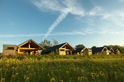 Log Cabins Naturstamm Ferienhaus Müritz 12 - Feriendorf Tollensesee