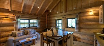 Log Cabins Naturstamm Ferienhaus Müritz 12 - Feriendorf Tollensesee