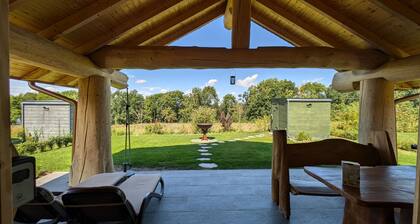 Log Cabins Naturstamm Ferienhaus Müritz 12 - Feriendorf Tollensesee