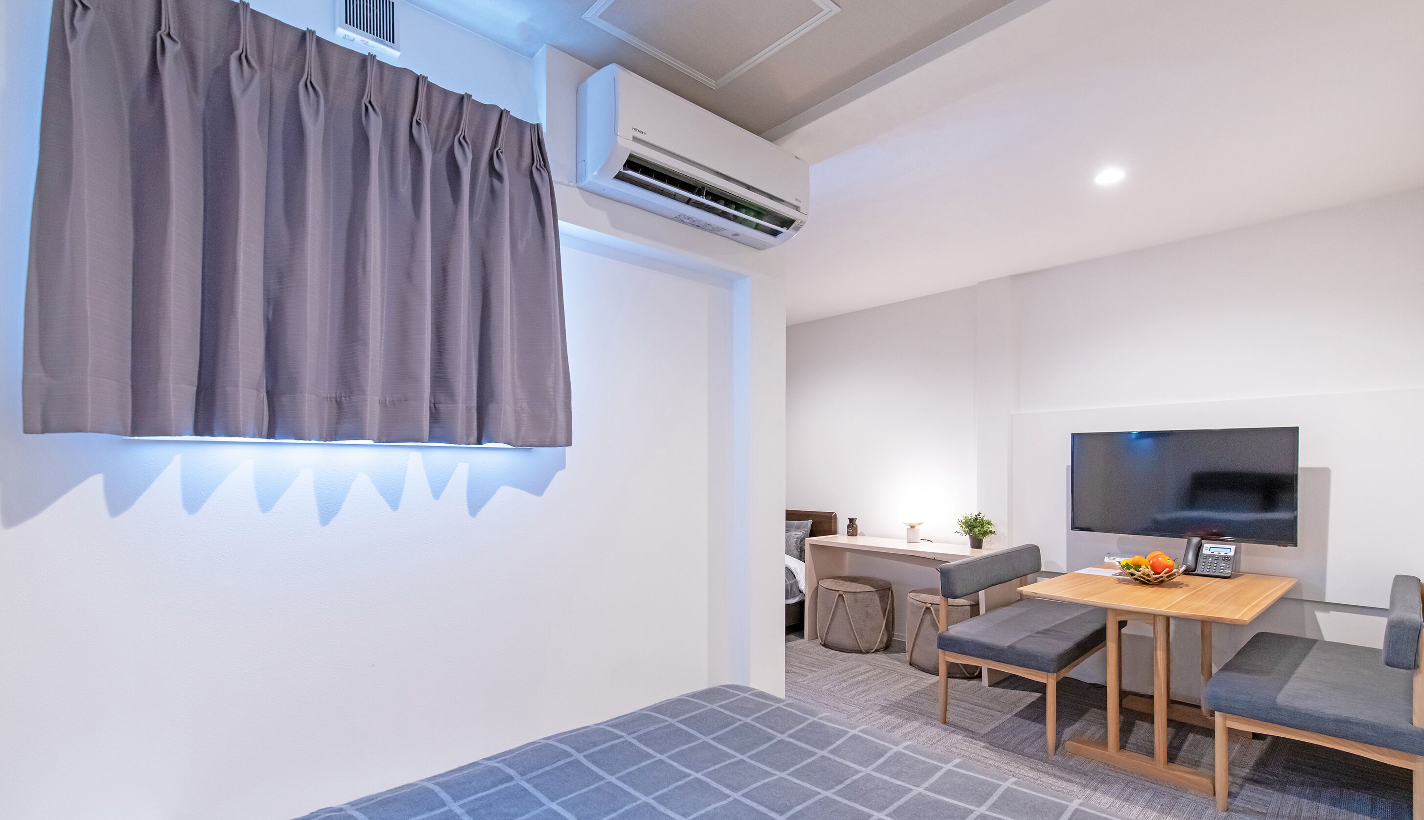 公寓, 1 間臥室 (Type E) | 獨特裝修、書桌、手提電腦工作空間、遮光窗簾/窗簾