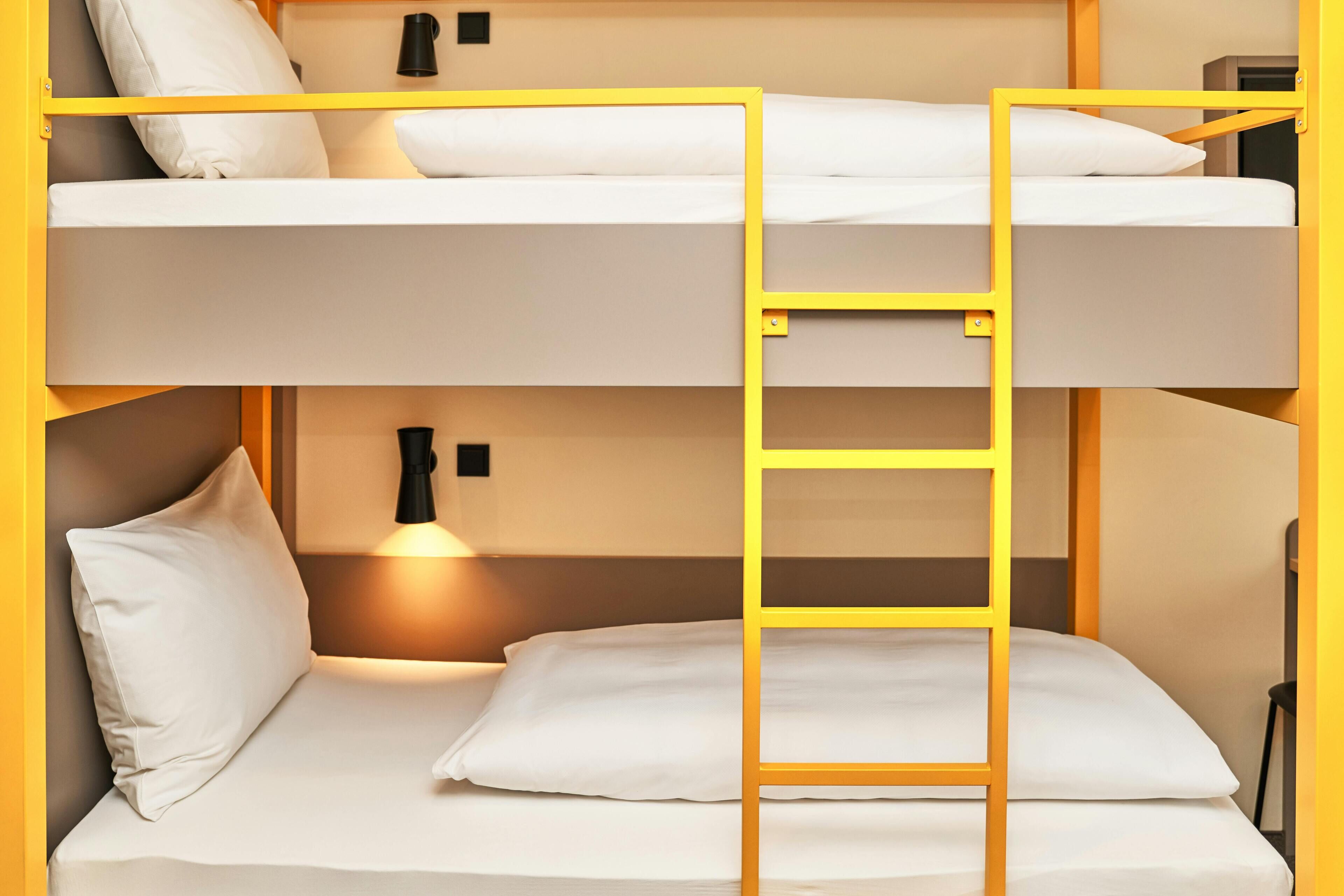 basic quadruple room | 1 bedroom, desk, soundproofing, iron/ironing board