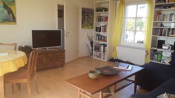 Télévision, lecteur de DVD, livres, vidéothÚque