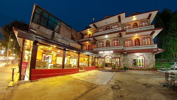 Front of property - evening/night - Hotel Snowland (Pokhara)