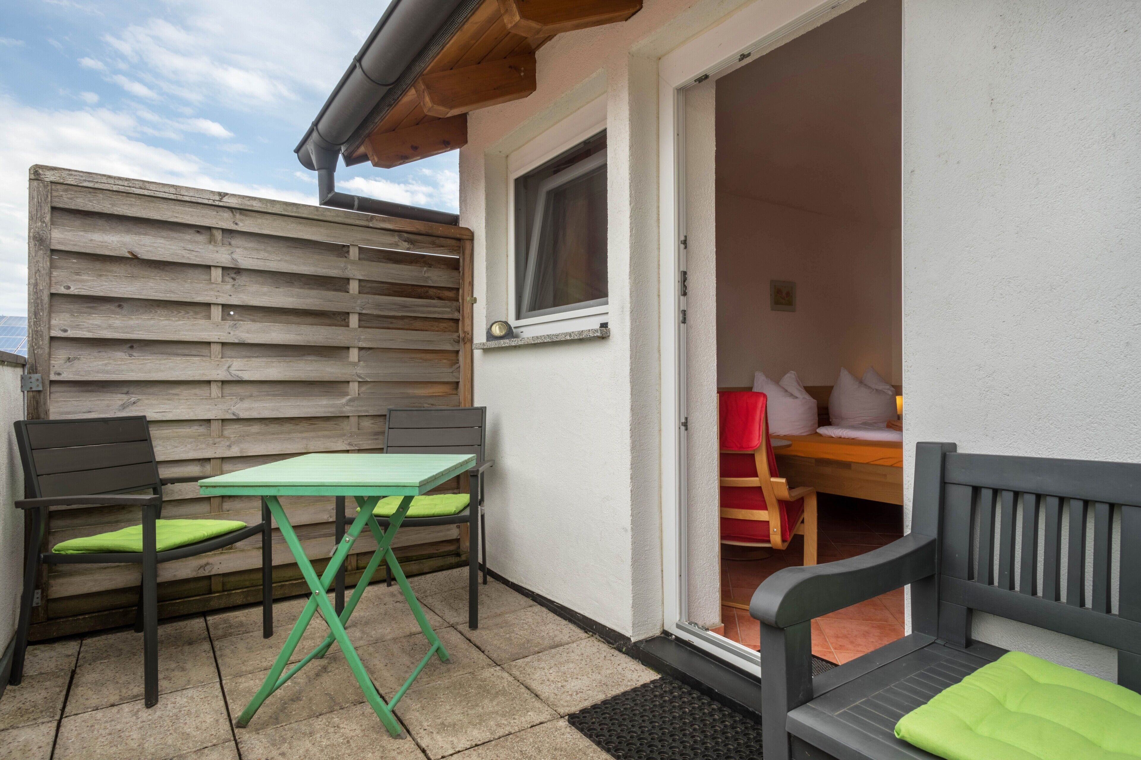 屋外ダイニングエリア