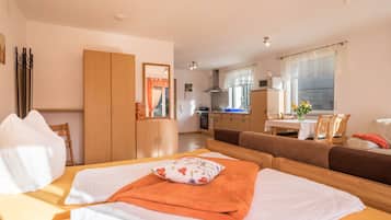 1 Schlafzimmer, Bügeleisen/Bügelbrett, kostenloses WLAN, Bettwäsche
