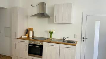 Kühlschrank, Ofen, Herdplatte, Geschirrspüler