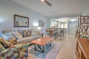 TV, DVD player, offices