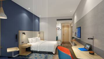 Free minibar, in-room safe, blackout curtains, soundproofing