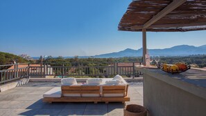 Terrace/patio - Villa casa Luna : piscine chauffée vue mer proche centre et plage de Calvi (Calvi)