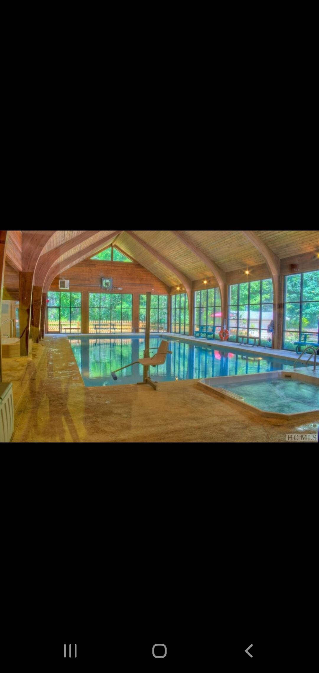 Indoor pool, outdoor pool