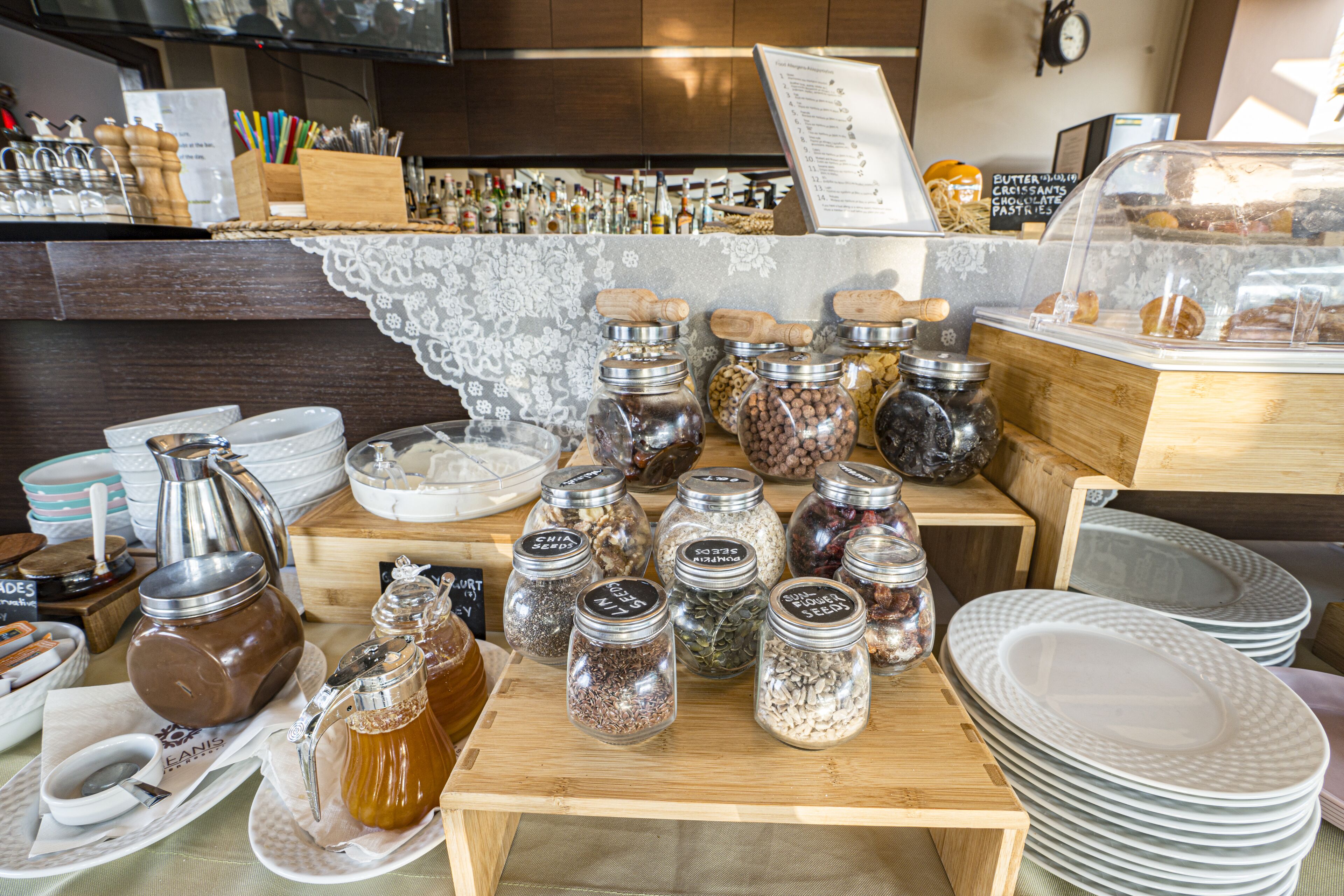 daily buffet breakfast (eur 13 per person)