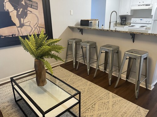 Steps away from Toomers 