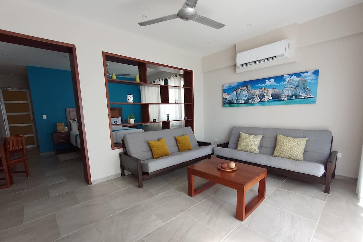 1 kamar tidur, seprai katun Mesir, dan seprai premium