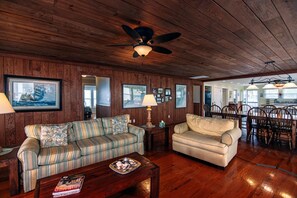 TV, fireplace, DVD player