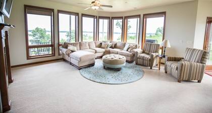 Prime Lakefront East Okoboji Condo at Bridges Bay Jet Ski Lift rental available!