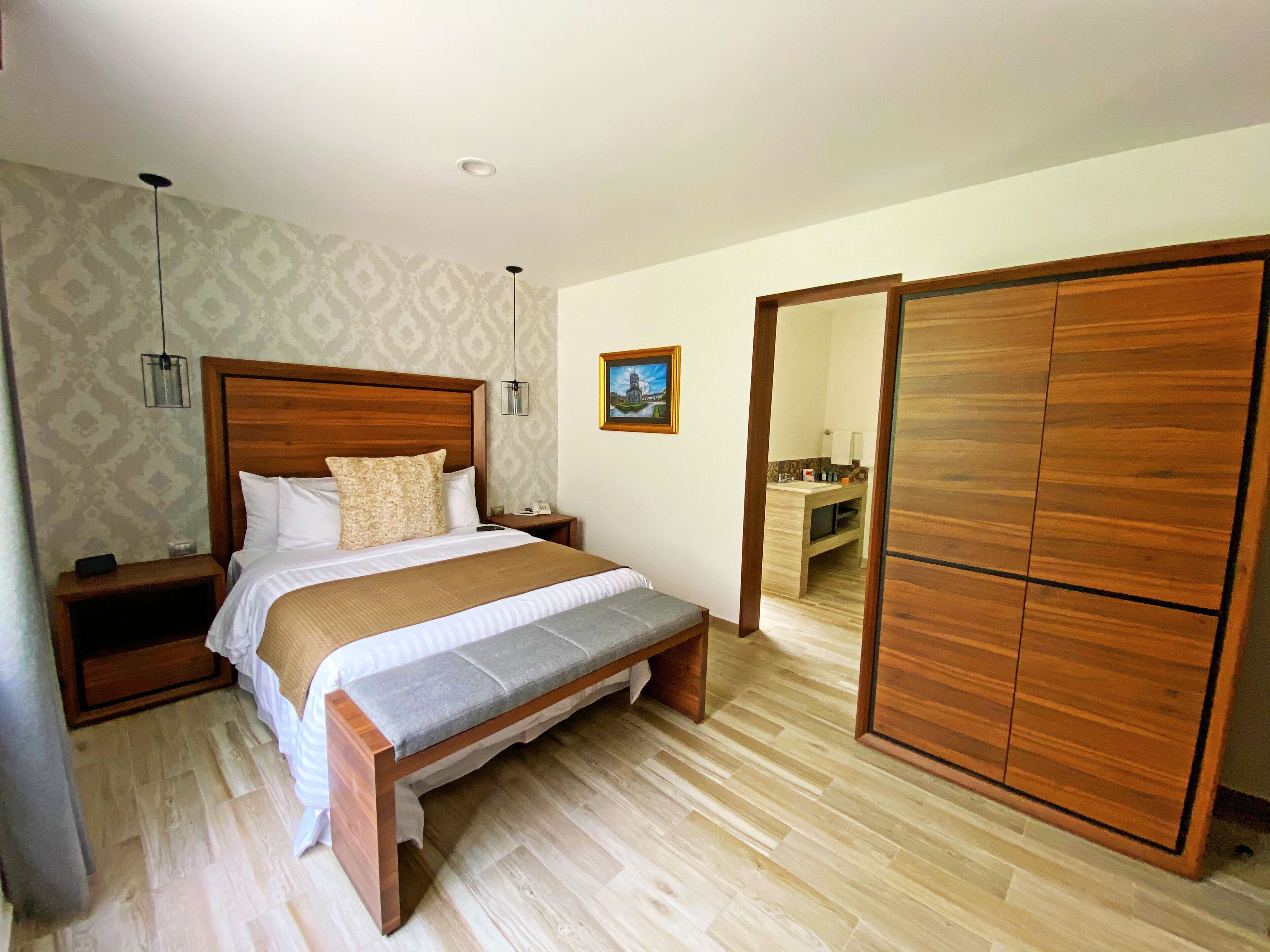 Premium bedding, down comforters, in-room safe, laptop workspace