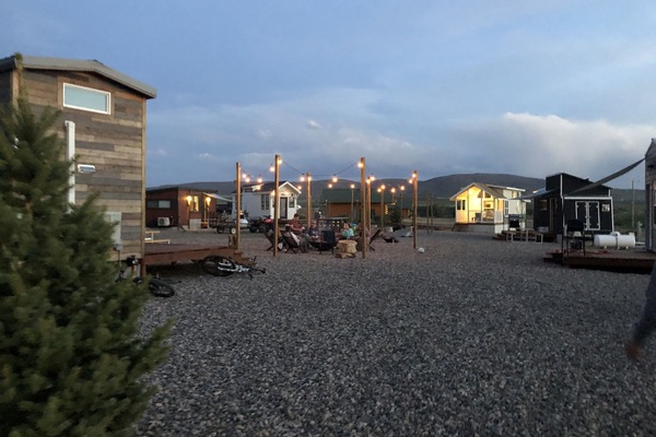 Lion Canyon Tiny Home | Hill view