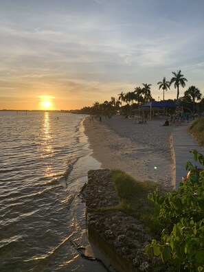 Sun loungers, beach towels