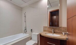Hair dryer, towels