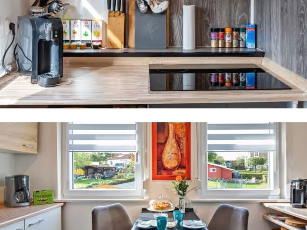 Kühlschrank, Mikrowelle, Ofen, Hochstuhl