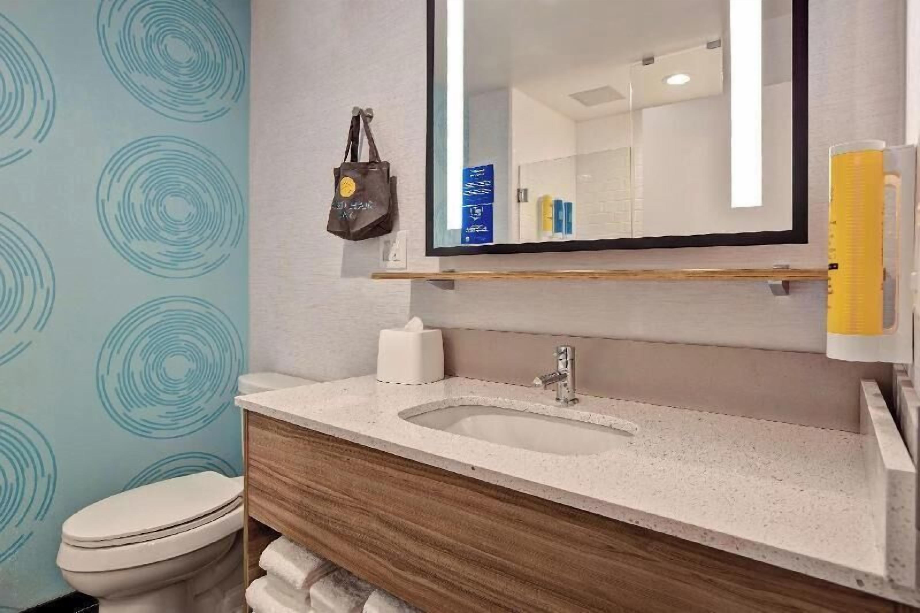 Bathroom | Shower, free toiletries, hair dryer, towels