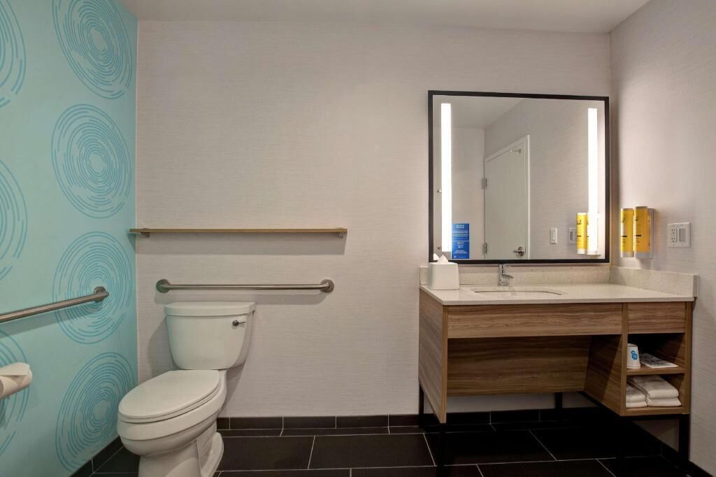 Bathroom | Shower, free toiletries, hair dryer, towels