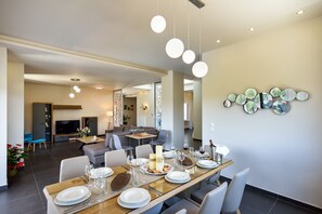 Dining - Villa Abelizia with private pool (Chania)