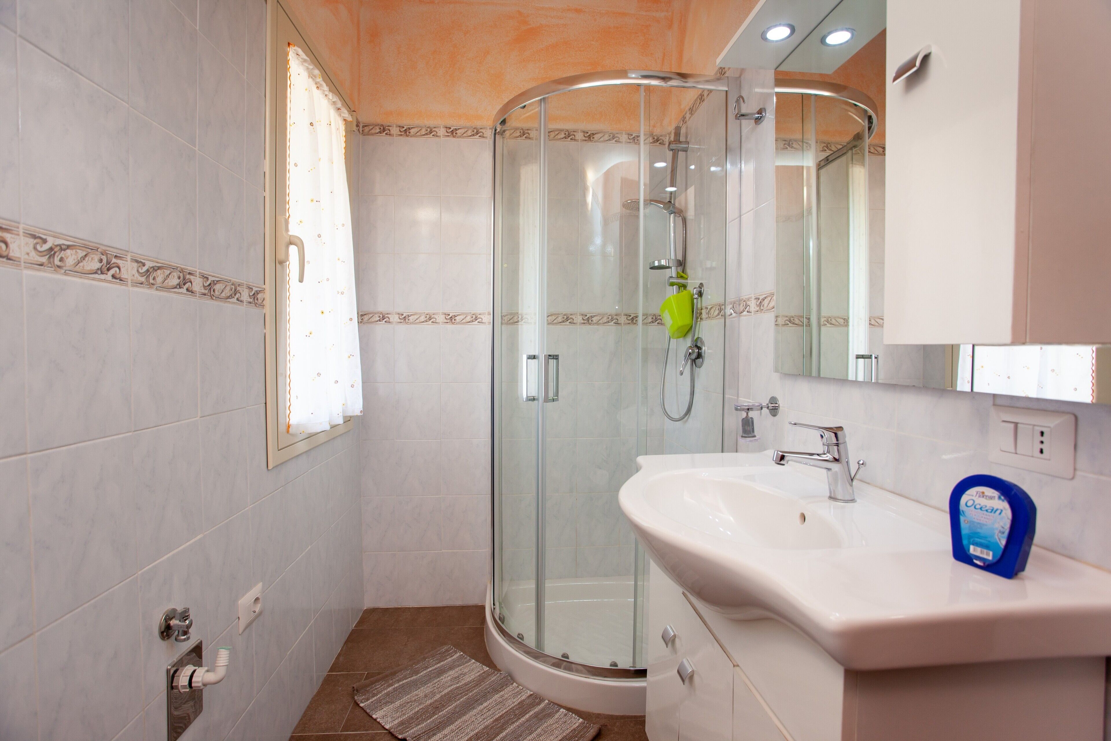 Ducha, secador de pelo, toallas