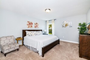 6 bedrooms, iron/ironing board, travel cot, free WiFi