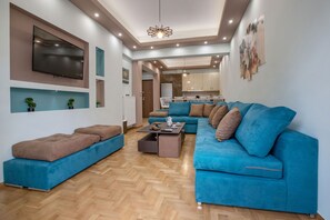 Comfort Apartment | Living area - Stunning Apt near Acropolis Museum by GHH (Athens)