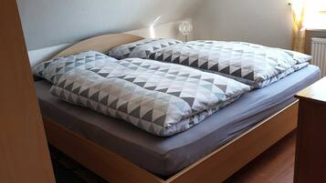 2 bedrooms, in-room safe, iron/ironing board, WiFi