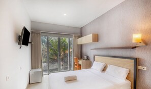 Habitación superior | Escritorio, espacio para trabajar con un portátil, wifi gratis