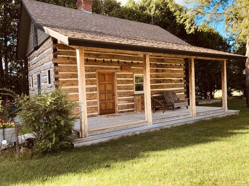 Authentic 1882 Hand Hewn Log Home