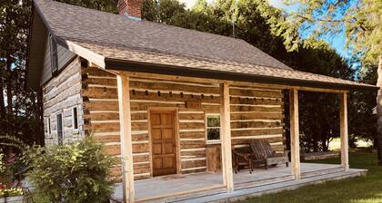 Authentic 1882 Hand Hewn Log Home