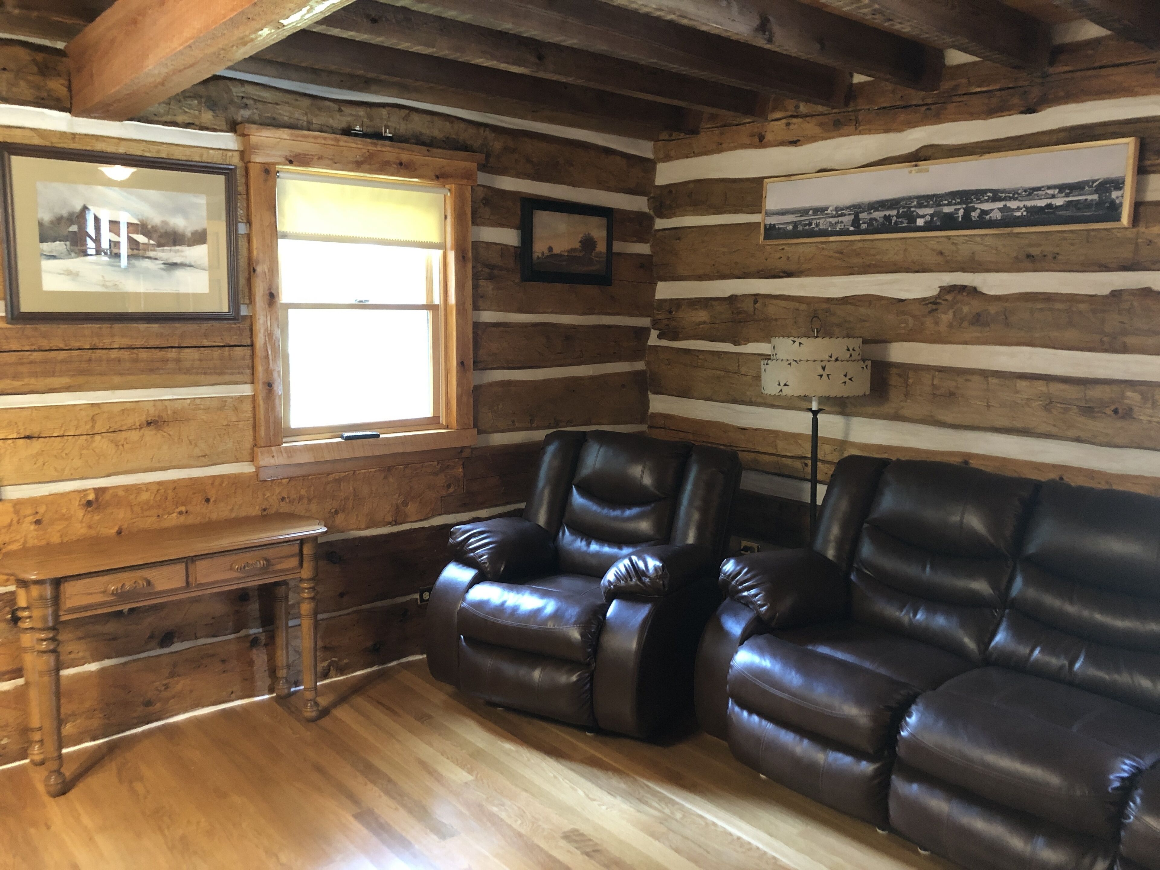 Smart TV, fireplace, DVD player, video library