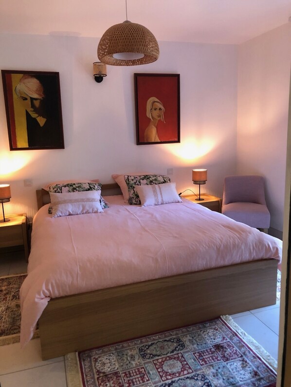 1 Schlafzimmer, kostenloses WLAN, Bettwäsche, Rollstuhlgeeignet