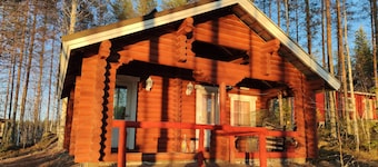House and sauna by the lake