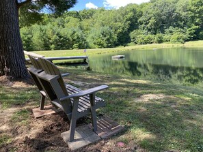 Property grounds - 
 Rustic Cabin Retreat on 120 Acres with Private Lake, Wildlife, and Fireplace. (Scio)