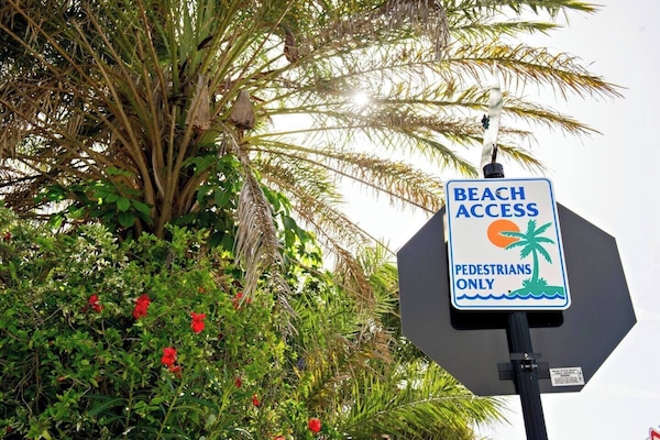The property is directly across the street from beach access, a 3 minute walk. You will find Indian Rocks Beach to be a quaint, relaxing, vacation spot that is truly rejuvenating.