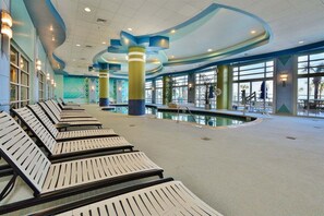 Indoor pool, outdoor pool