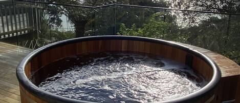 Idromassaggio all'aperto