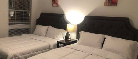 2 bedrooms, desk, iron/ironing board, WiFi