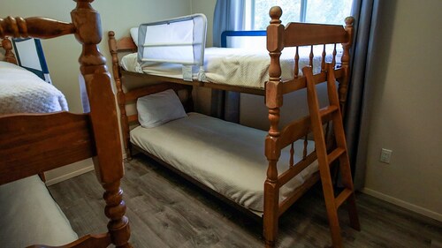 LARGE Clean Updated Lake front Cottage with THE MOST INCREDIBLE VIEW & BEACH !!!