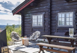 Outdoor dining - 3 bedroom amazing home in Uvdal (Uvdal)