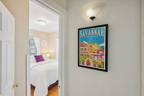 2 makuuhuonetta, silitysrauta/-lauta, Wi-Fi, vuodevaatteet