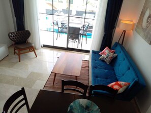 TV - Stone House Aparts Kalkan Center Dublex 3+1 with Jakuzzi and seaview  No.6 (Antalya)