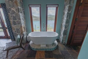 Hair dryer, towels - L'Autre Monde Villa, complete island oasis with generator back up power. (St. John)