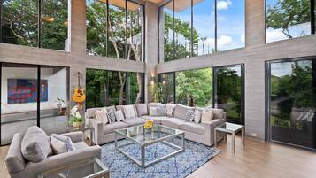 Smart TV, video games, stereo, offices