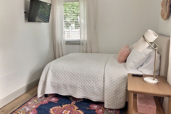 1st Floor Bedroom with Full Bed and 32" TV