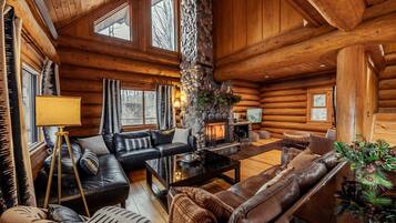 智能电视、壁炉、桌上足球、立体声音响